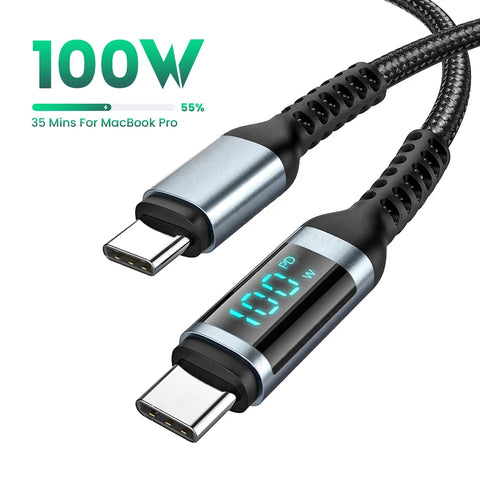 6.5FT 100W C-C Digital Display Cable 5ct SA0458