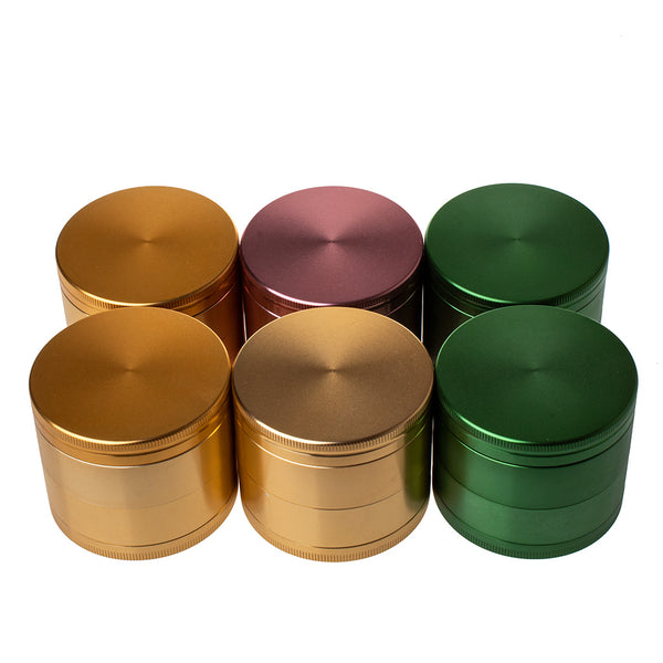 Wide Trapezoid Cut Aluminum Grinder 6ct GD0114