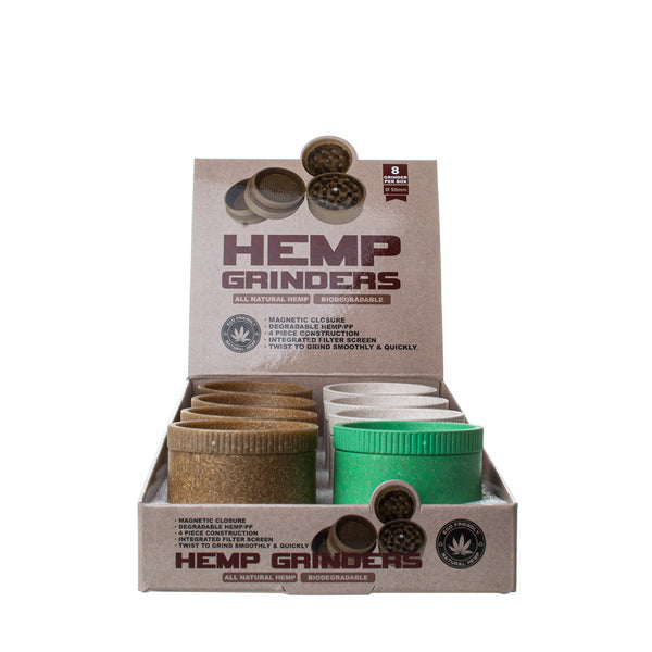 Med Hemp Plastic Grinder 8ct GD0172