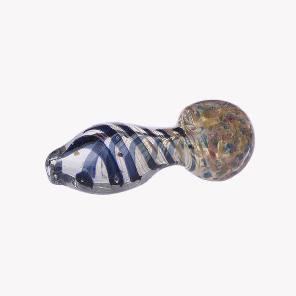 4.5" Dichro Twirling Pipe 3ct HP0277