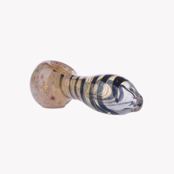 4.5" Dichro Twirling Pipe 3ct HP0277