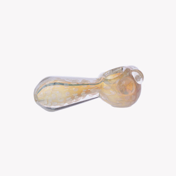 4.5" Gold Bubble Fumed Pipe 3ct HP0278