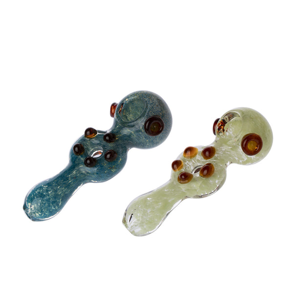 5" Marble Frosted Donut Pipe 3ct HP0295