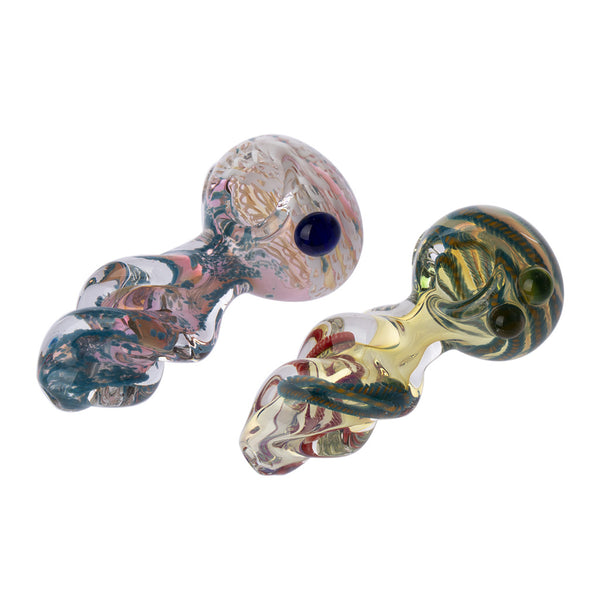 4" Candy Worked Twisted Tube 3ct HP0296