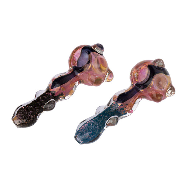 5" Dichro Gold Fumed Tube 3ct HP0297