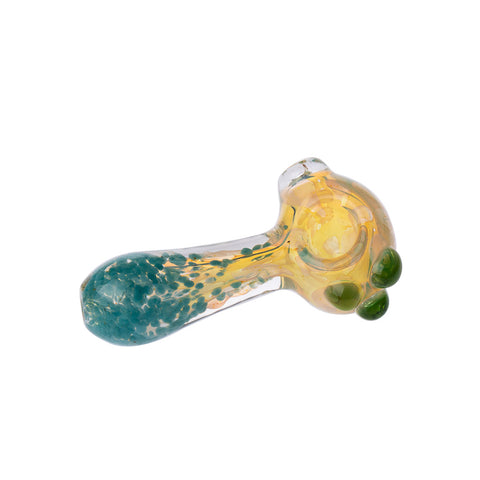 4" Gold Bubble Fumed Pipe 3ct HP0303