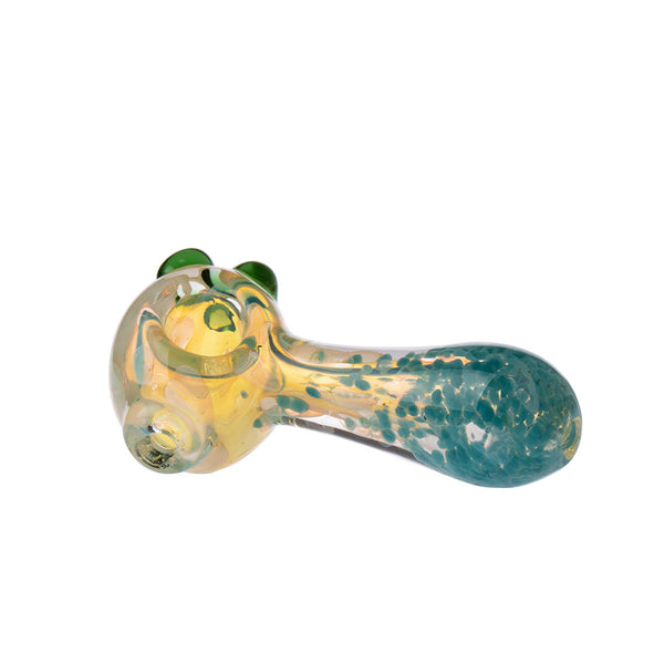 4" Gold Bubble Fumed Pipe 3ct HP0303