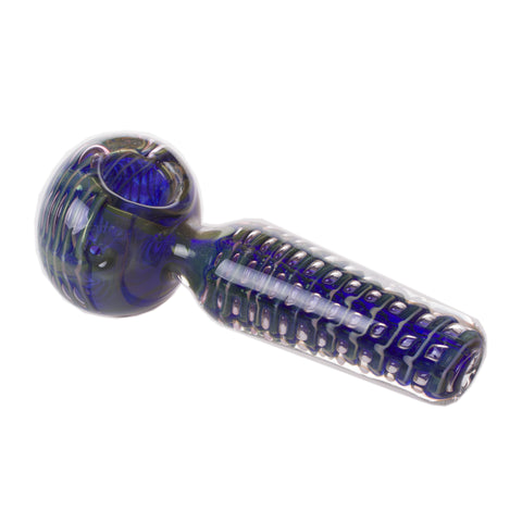 5" Silver Fumed Double Tube Pipe 3ct HP0321