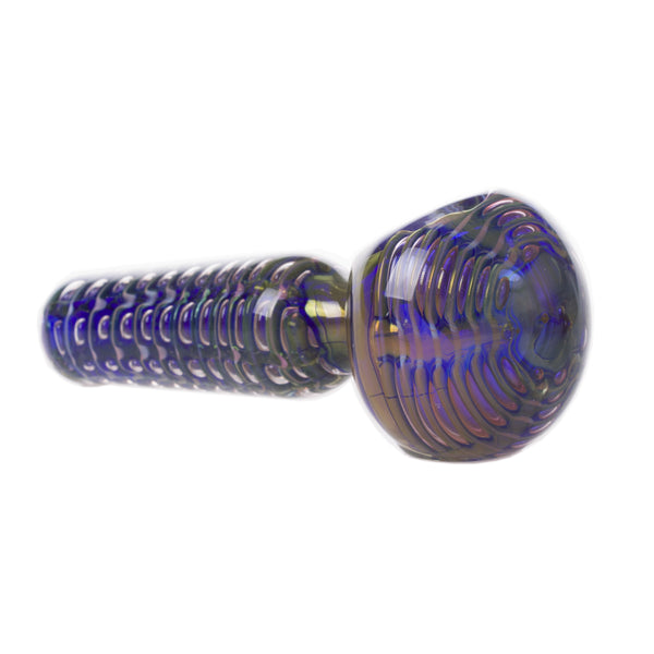 5" Silver Fumed Double Tube Pipe 3ct HP0321