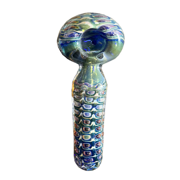 5" Silver Fumed Double Tube Pipe 3ct HP0321