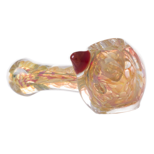 4.5" Gold Fumed Spiral Pipe 3ct HP0324