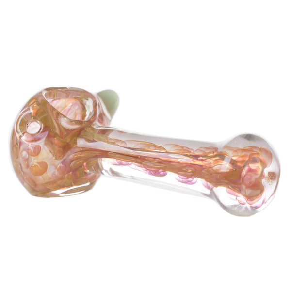 4.5" Gold Fumed Spiral Pipe 3ct HP0324