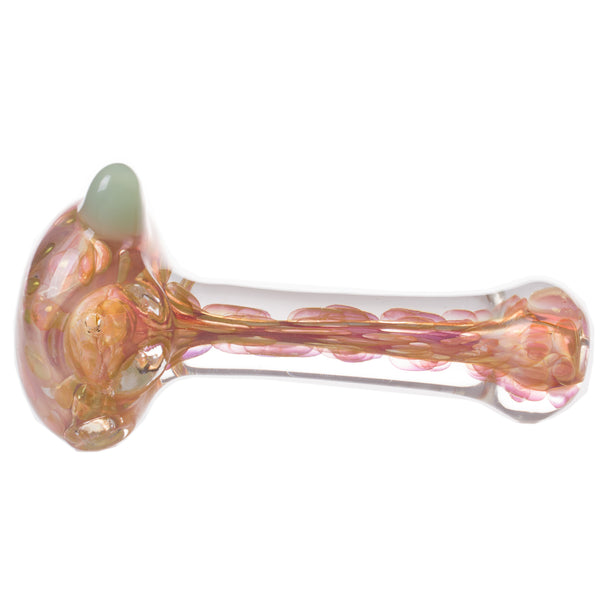 4.5" Gold Fumed Spiral Pipe 3ct HP0324
