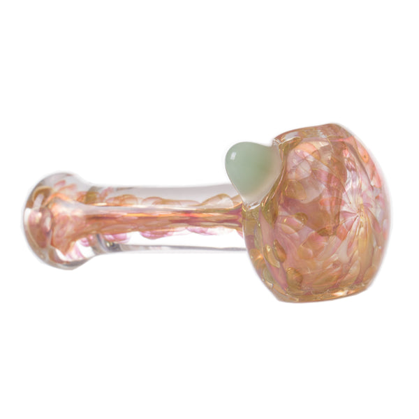 4.5" Gold Fumed Spiral Pipe 3ct HP0324