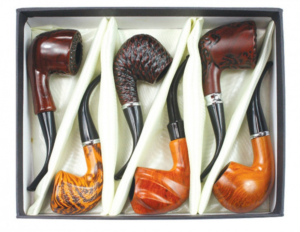 Wooden Pipe 6ct SA0224