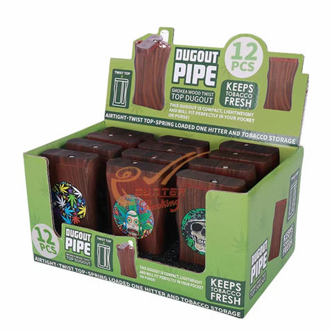 Wooden Dugout 12ct SA0225