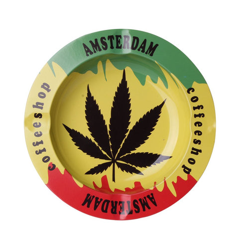Metal Ashtray Assorted 10ct SA0262