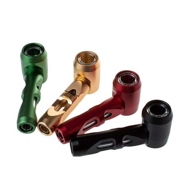 4" Metal on Glass Pipe 10ct SA0423