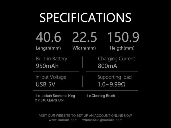 Lookah Seahorse King VP0075
