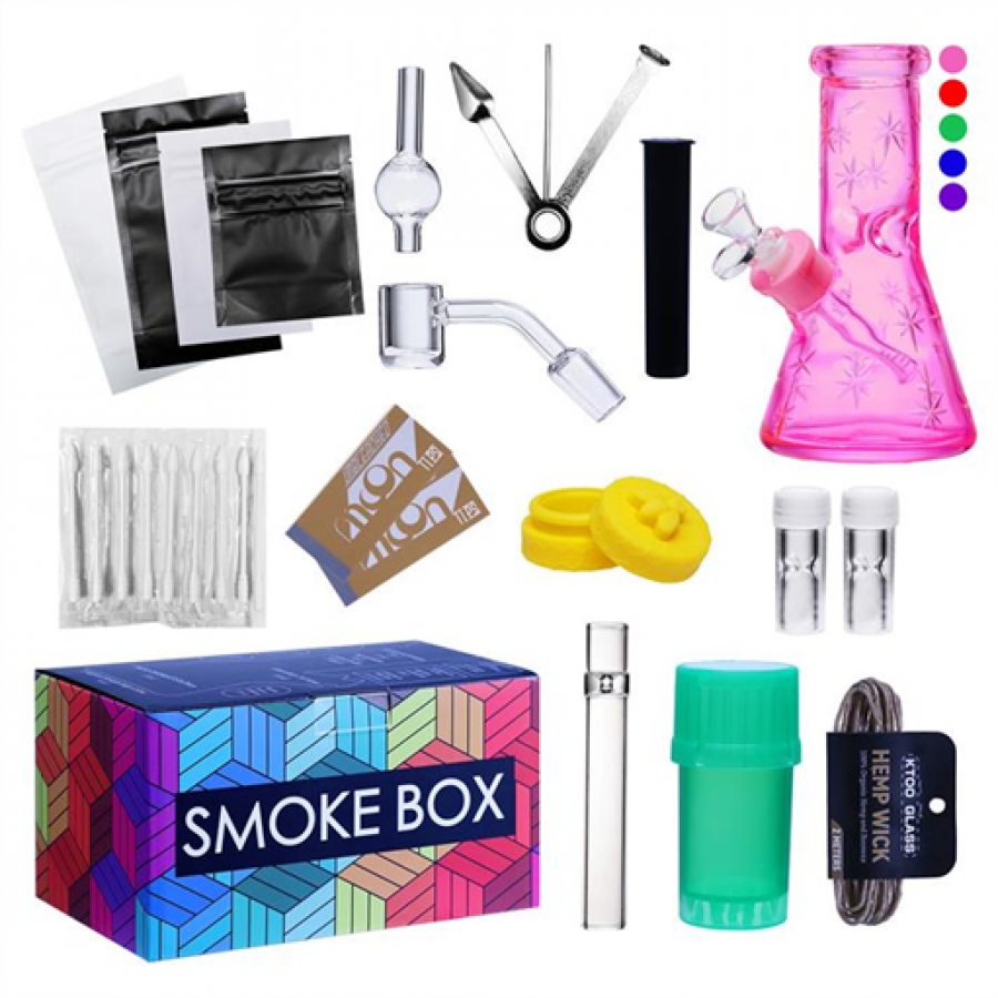 8" Soft Glass Beaker Gift Box C WP0206