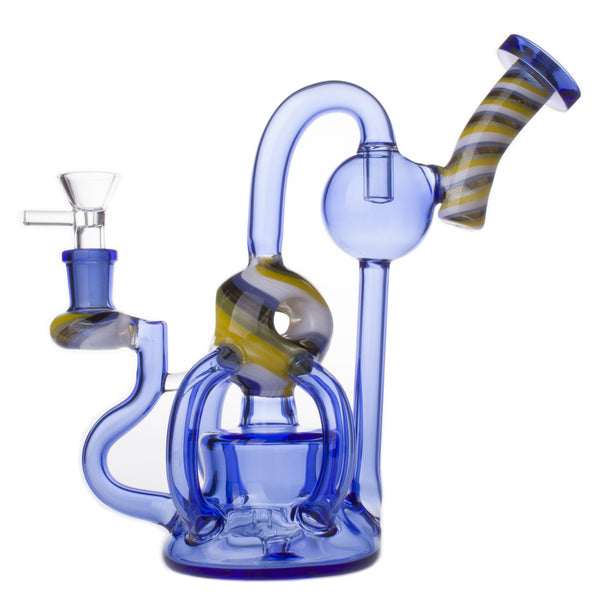 8" Candy Worked Intersect Recycler WP0645