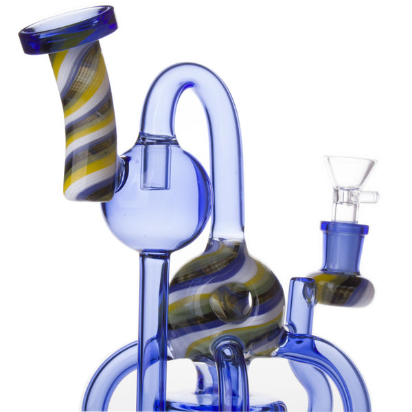 8" Candy Worked Intersect Recycler WP0645