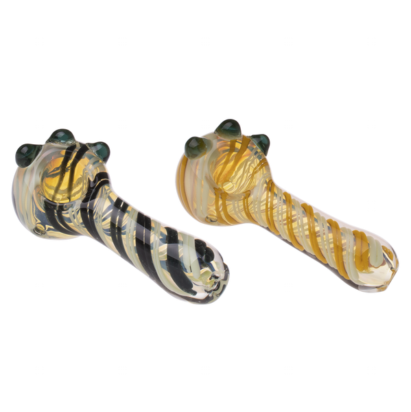 4" Double Twirling Pipe 3ct HP0226