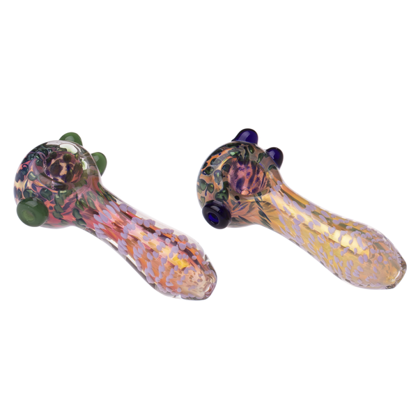 5" Dot & Marble Fumed Pipe 3ct HP0227