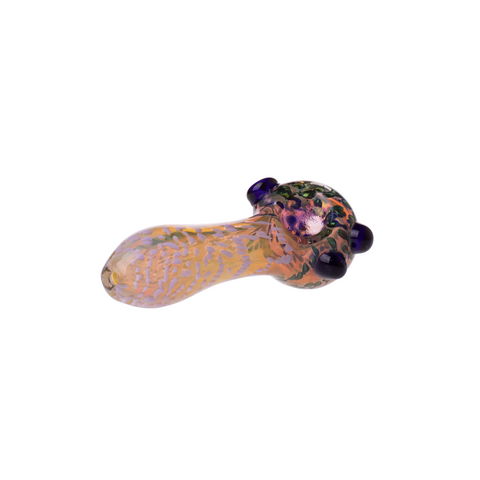 5" Dot & Marble Fumed Pipe 3ct HP0227