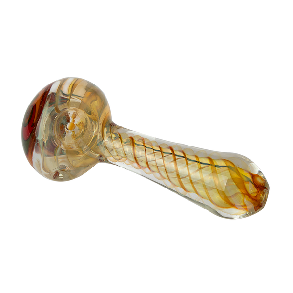 5" Pretty Fumed Twirling Pipe 3ct HP0234