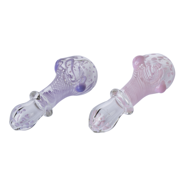 4.5" Dot & Waves Frosted 3ct HP0237