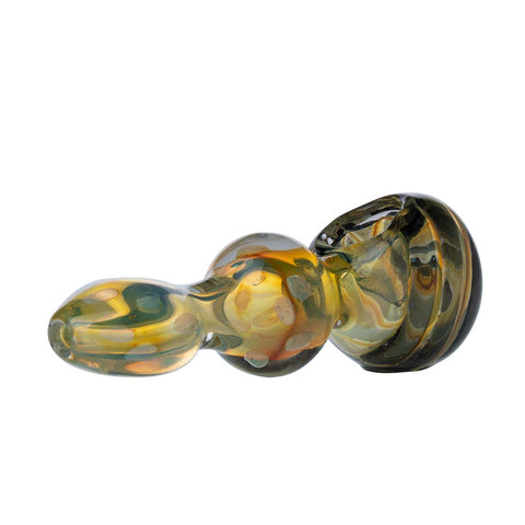 4.5" Gold Dichro Fumed Pipe 3ct HP0240
