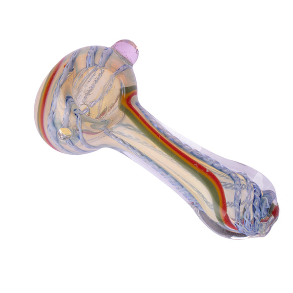 4“ Twist Frosted Pipe 3ct HP0244