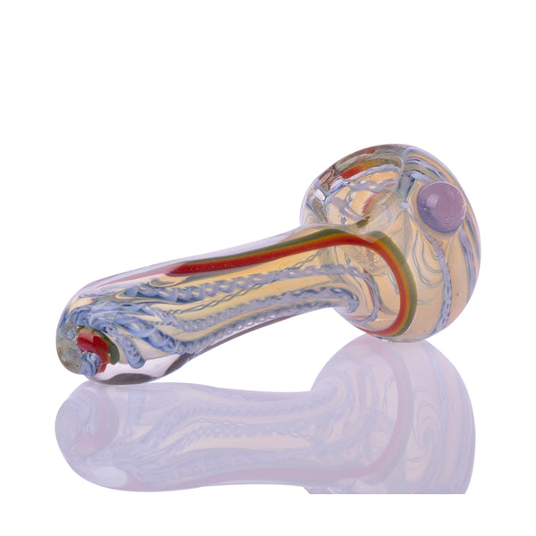 4“ Twist Frosted Pipe 3ct HP0244