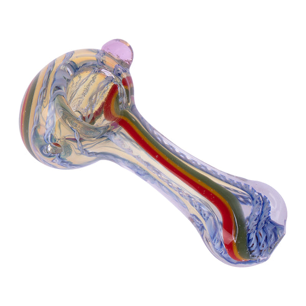 4“ Twist Frosted Pipe 3ct HP0244