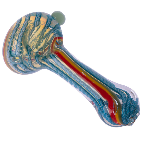 4“ Twist Frosted Pipe 3ct HP0244