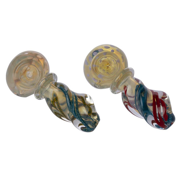 4" Twirling Pipe 3ct HP0245