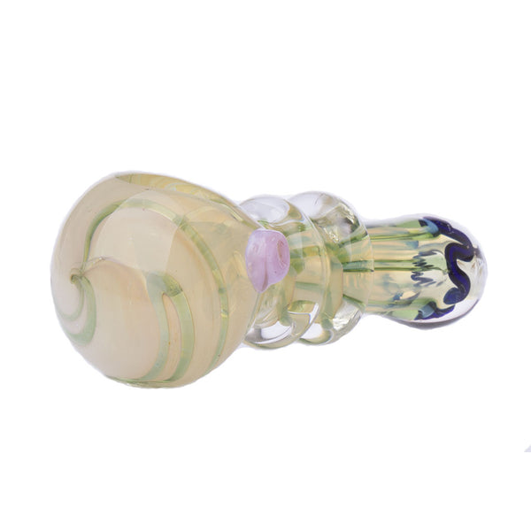 4.5" Color Fumed Beads Pipe 3ct HP0252