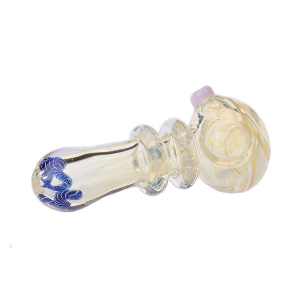 4.5" Color Fumed Beads Pipe 3ct HP0252