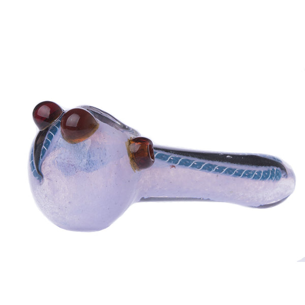 4.5" Dichro Snow Fumed Pipe 3ct HP0254
