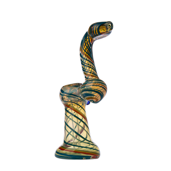 7" Medium Candy Worked Bubbler 3ct HP0259