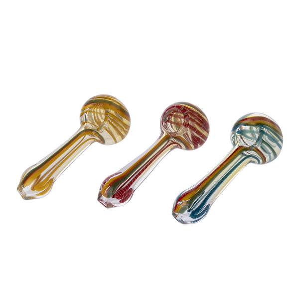 4.5" Rasta Twirling Pipe 3ct HP0263