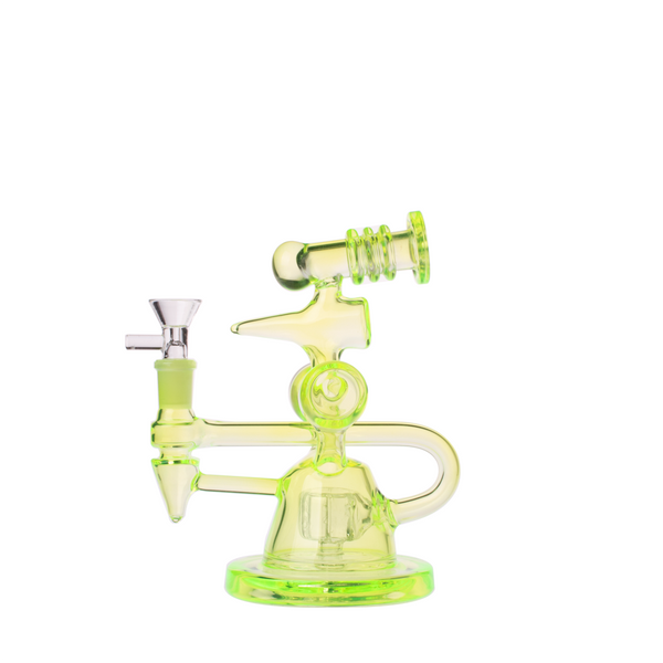 8" Color Fumed Double Circle Recycler WP0413