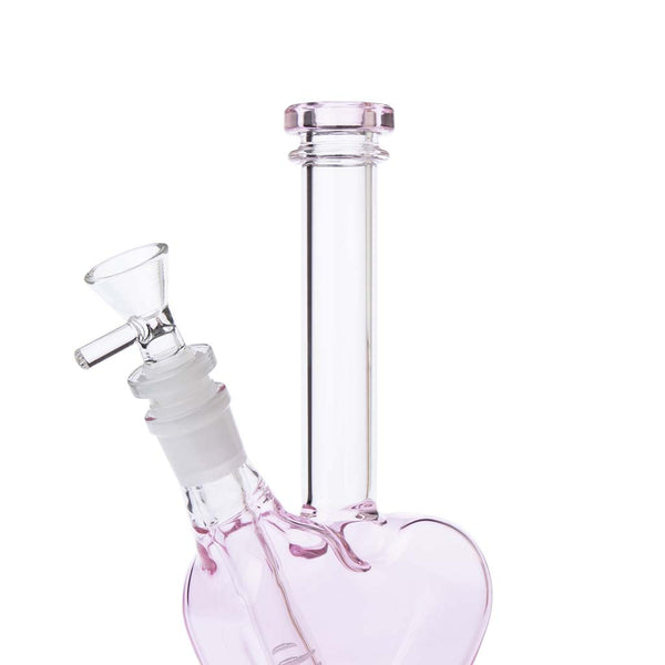 9" Heart Design Water Pipe WP0584
